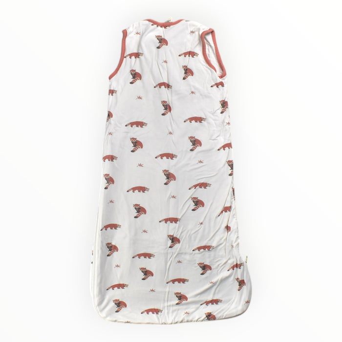 A White Sleepsacs from Kyte Baby in size 3-6M for boy. (Back View)