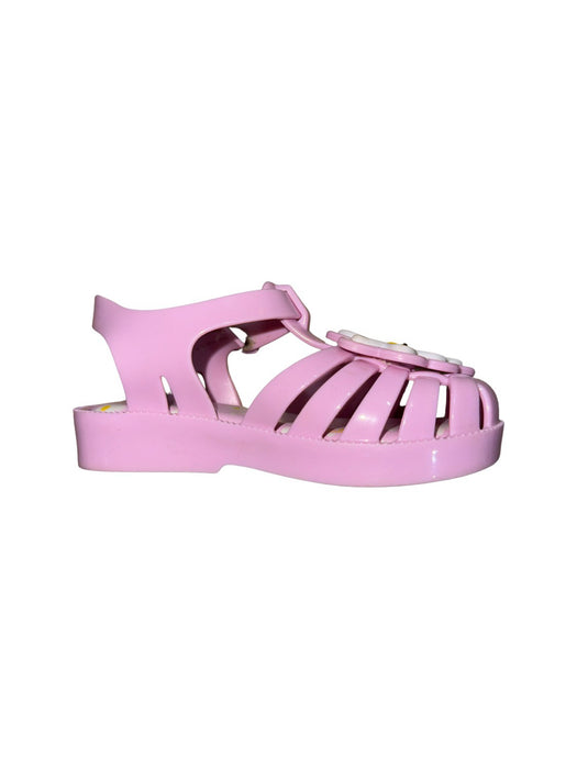 A Pink Sandals from Mini Melissa in size 18-24M for girl. (Back View)