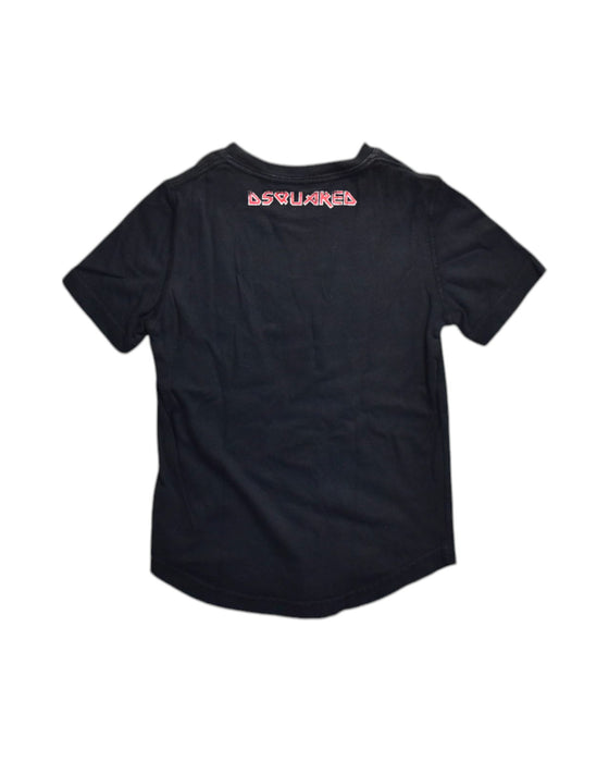 A Black Short Sleeve T Shirts from DSquared2 in size 6T for neutral. (Back View)