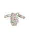 A Multicolour Long Sleeve Bodysuits from Mori in size 3-6M for neutral. (Front View)