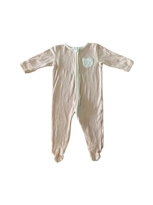 A Pink Onesies from Mori in size 3-6M for neutral. (Front View)