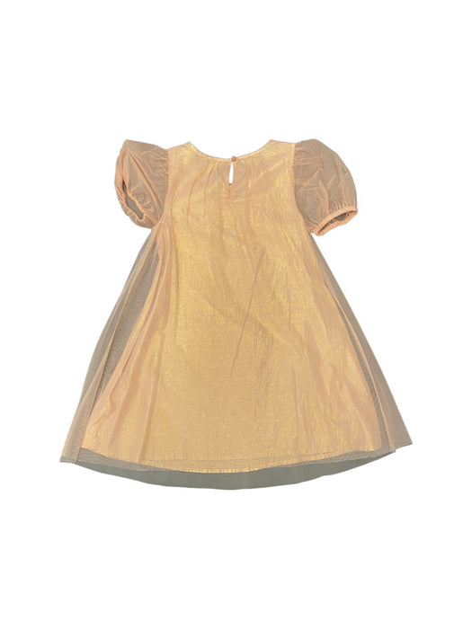 A Pink Short Sleeve Dresses from Monsoon in size 9Y for girl. (Back View)