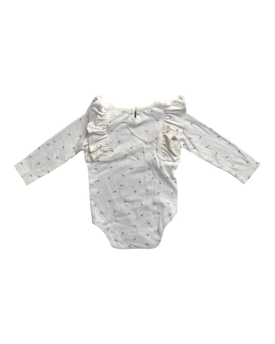 A White Long Sleeve Bodysuits from Jamie Kay in size 2T for girl. (Back View)