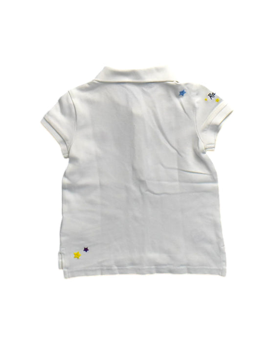 A White Short Sleeve Polos from Polo Ralph Lauren in size 4T for neutral. (Back View)