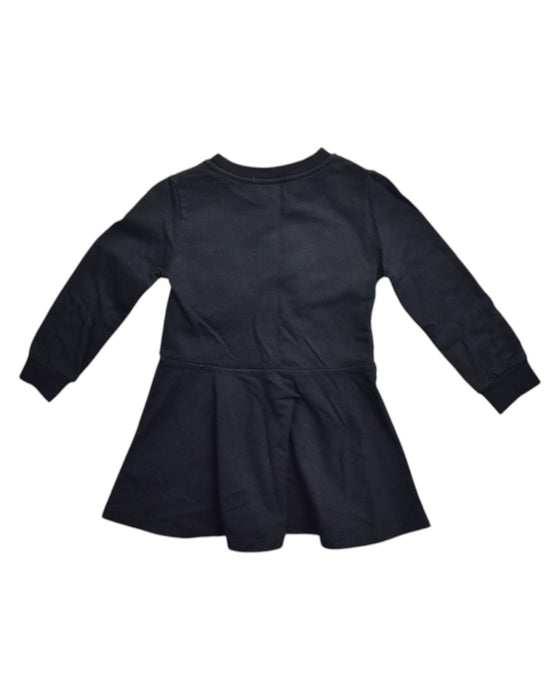 A Black Long Sleeve Dresses from Kenzo in size 4T for girl. (Back View)