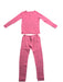 A Pink Pyjama Sets from Petit Bateau in size 3-6M for neutral. (Back View)