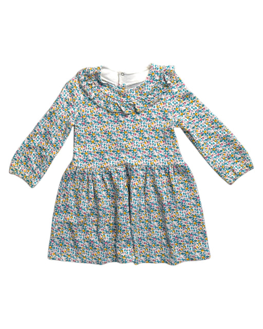 A Multicolour Long Sleeve Dresses from Petit Bateau in size 3T for girl. (Front View)
