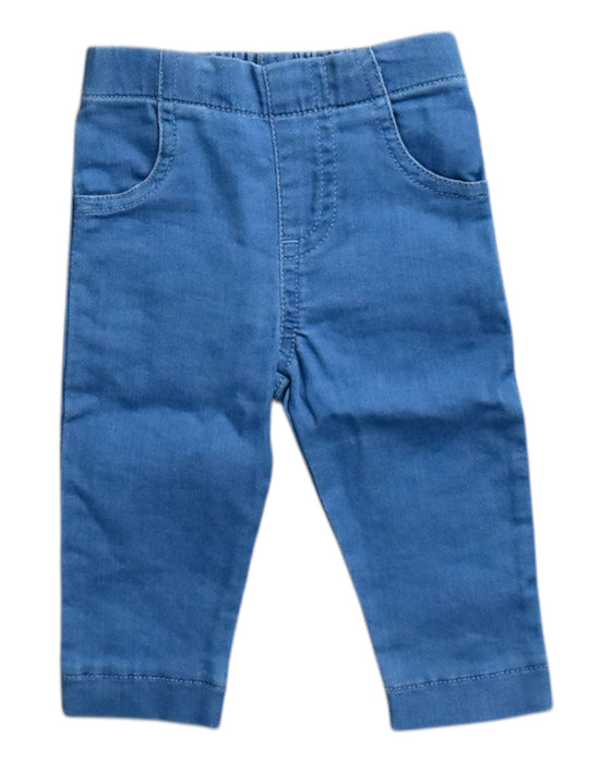 A Blue Casual Pants from Mothercare in size 0-3M for neutral. (Front View)