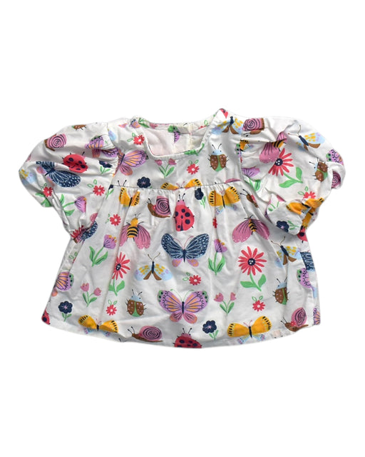 A Multicolour Short Sleeve Tops from Mothercare in size 0-3M for girl. (Front View)