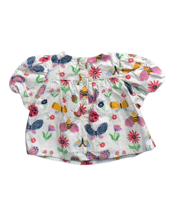 A Multicolour Short Sleeve Tops from Mothercare in size 0-3M for girl. (Back View)