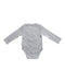 A Grey Long Sleeve Bodysuits from Guess in size 6-12M for neutral. (Back View)