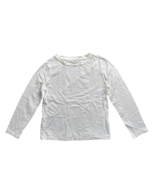 A White Long Sleeve T Shirts from Monoprix in size 8Y for girl. (Front View)