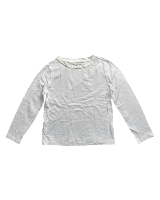 A White Long Sleeve T Shirts from Monoprix in size 8Y for girl. (Front View)