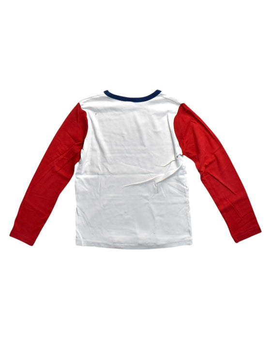 A White Long Sleeve T Shirts from Petit Bateau in size 10Y for neutral. (Back View)