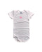 A White Short Sleeve Bodysuits from Petit Bateau in size 3T for neutral. (Front View)
