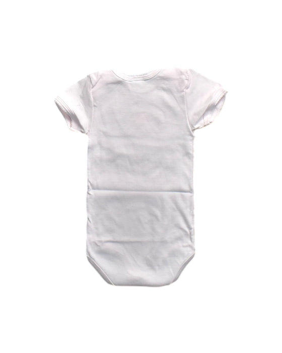 A White Short Sleeve Bodysuits from Petit Bateau in size 3T for neutral. (Back View)