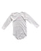 A White Long Sleeve Bodysuits from Petit Bateau in size 3T for neutral. (Front View)