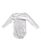 A White Long Sleeve Bodysuits from Petit Bateau in size 3T for neutral. (Back View)