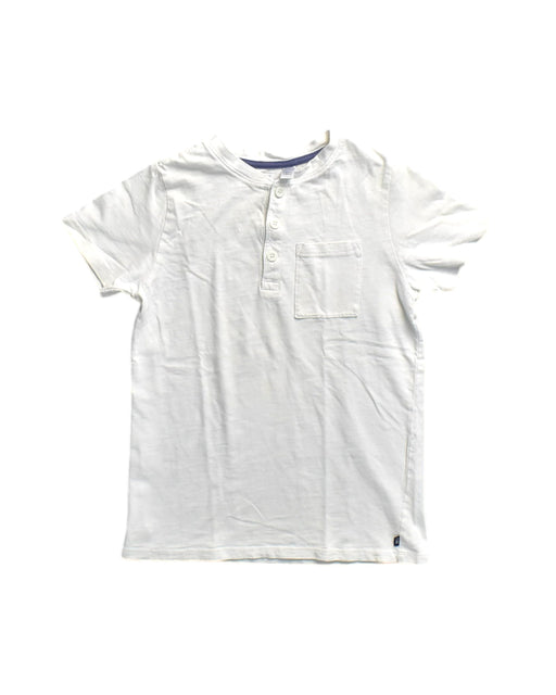 A White Short Sleeve Shirts from Obaibi - Okaidi in size 10Y for boy. (Front View)