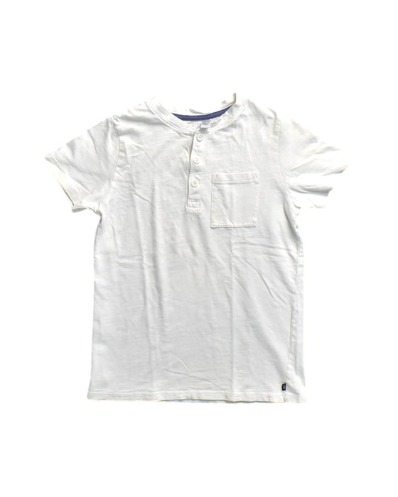 A White Short Sleeve Shirts from Obaibi - Okaidi in size 10Y for boy. (Front View)
