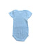 A Blue Short Sleeve Bodysuits from Petit Bateau in size 3T for neutral. (Back View)
