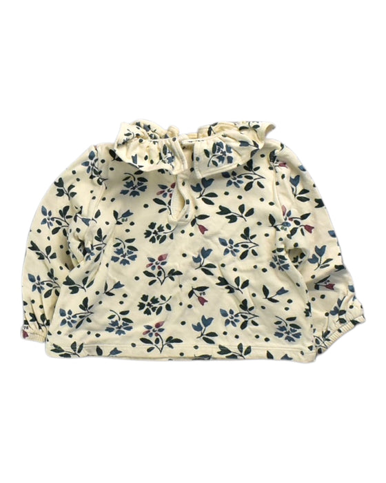 A Multicolour Long Sleeve Tops from Petit Bateau in size 12-18M for girl. (Back View)