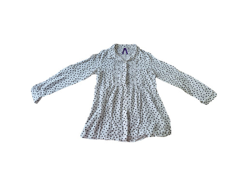 A White Long Sleeve Shirts from Seraphine in size S for maternity. (Front View)