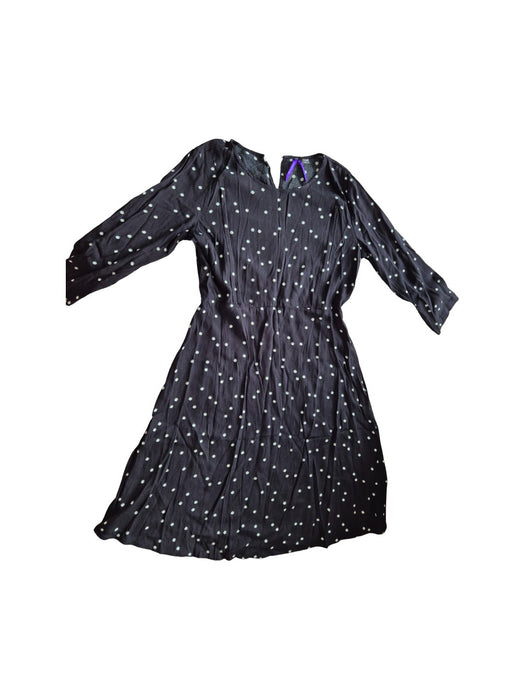 A Black Long Sleeve Dresses from Seraphine in size S for maternity. (Front View)