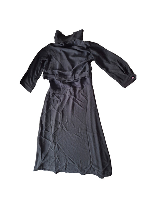A Black Long Sleeve Dresses from Seraphine in size S for maternity. (Back View)