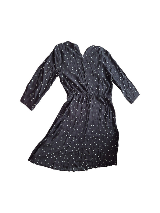 A Black Long Sleeve Dresses from Seraphine in size S for maternity. (Back View)