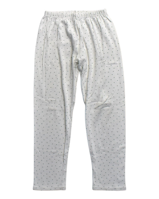 A White Casual Pants from Petit Bateau in size 8Y for neutral. (Front View)