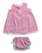 A Pink Dress Sets from M&H in size 3T for girl. (Back View)