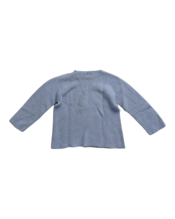 A Blue Long Sleeve Tops from M&H in size 12-18M for neutral. (Back View)