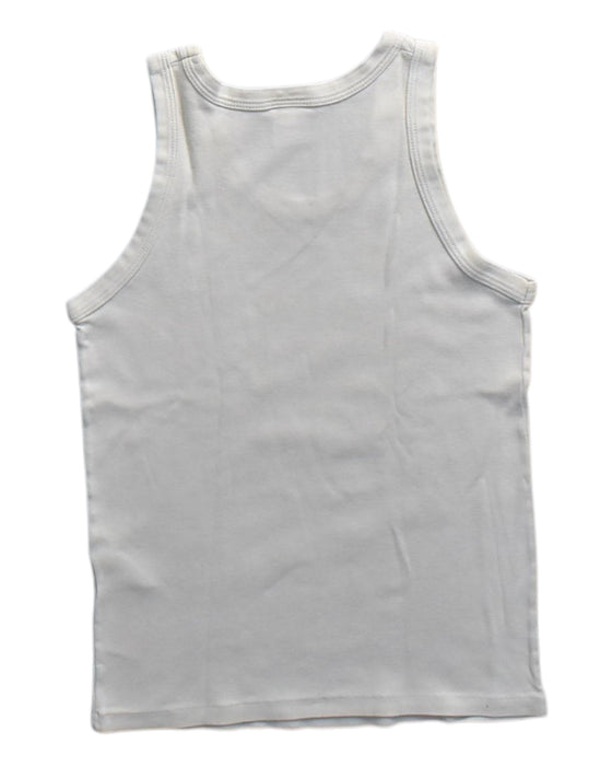 A White Sleeveless T Shirts from Petit Bateau in size 10Y for neutral. (Back View)