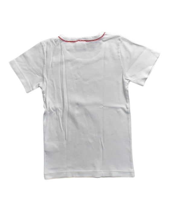 A White Short Sleeve T Shirts from Petit Bateau in size 8Y for neutral. (Back View)