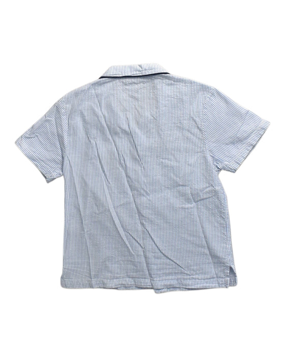 A Blue Short Sleeve Shirts from Cyrillus in size 10Y for boy. (Back View)