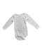 A White Long Sleeve Bodysuits from Petit Bateau in size 3T for neutral. (Back View)
