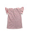 A Red Short Sleeve Dresses from Jacadi in size 2T for girl. (Back View)