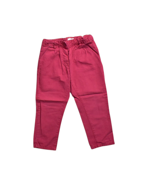 A Red Casual Pants from Bout'Chou in size 3T for neutral. (Front View)