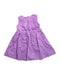 A Purple Sleeveless Dresses from bloomB in size 4T for girl. (Back View)