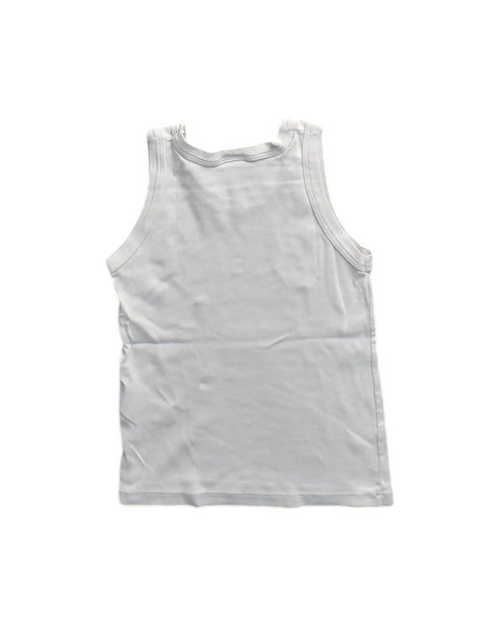 A White Sleeveless T Shirts from Petit Bateau in size 6T for neutral. (Back View)