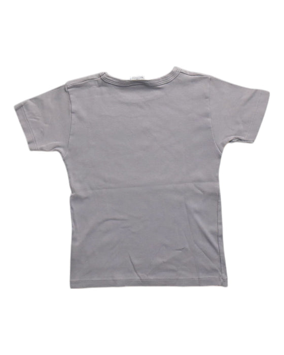 A Grey Short Sleeve T Shirts from Petit Bateau in size 6T for neutral. (Back View)
