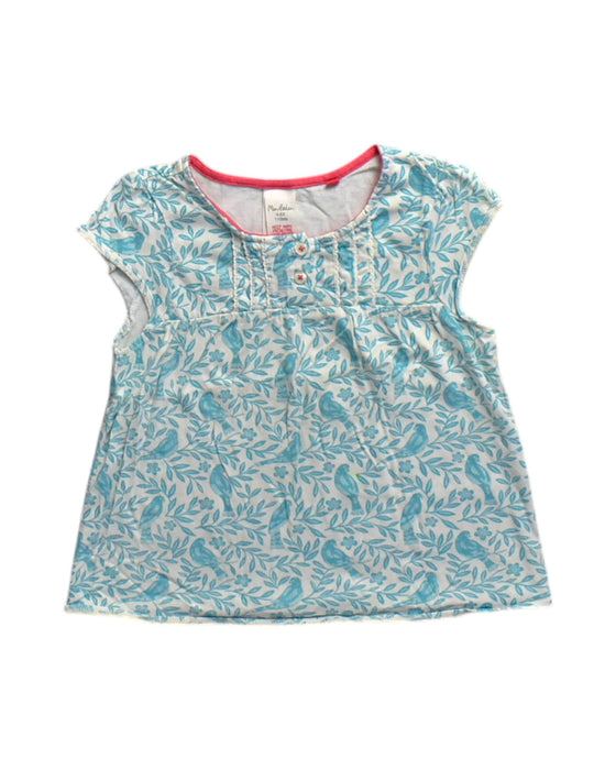 A Blue Short Sleeve Tops from Boden in size 5T for girl. (Front View)