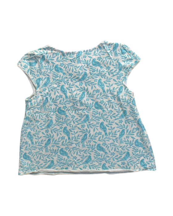 A Blue Short Sleeve Tops from Boden in size 5T for girl. (Back View)
