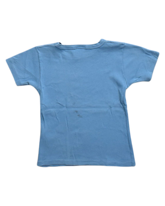 A Blue Short Sleeve T Shirts from Petit Bateau in size 6T for neutral. (Back View)
