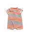 A Orange Short Sleeve Rompers from Petit Bateau in size 3-6M for neutral. (Back View)