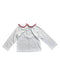 A White Long Sleeve Tops from Jacadi in size 3T for girl. (Back View)