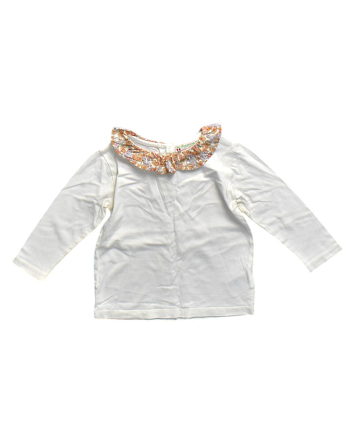 A White Long Sleeve Tops from Bonpoint in size 12-18M for girl. (Front View)