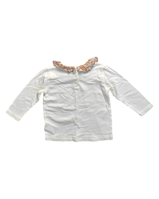 A White Long Sleeve Tops from Bonpoint in size 12-18M for girl. (Back View)