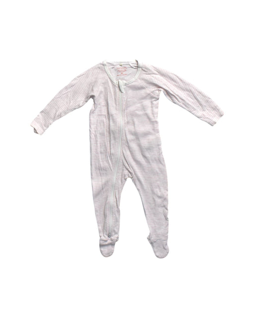 A White Onesies from Purebaby in size 3-6M for neutral. (Front View)